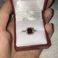 I told my fiancee that I didn't want a diamond- but a garnet. The garnet is the stone for the root c