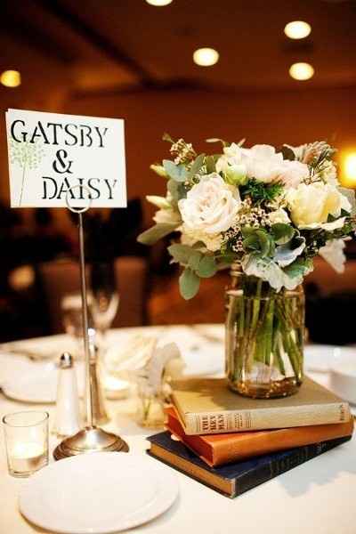 Centerpieces with Books