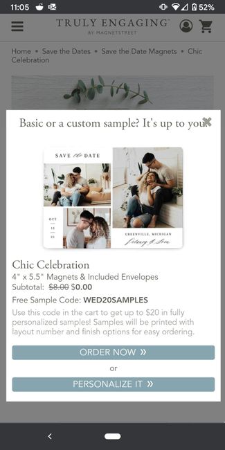 Any Save the date fee sample previews out there? - 1