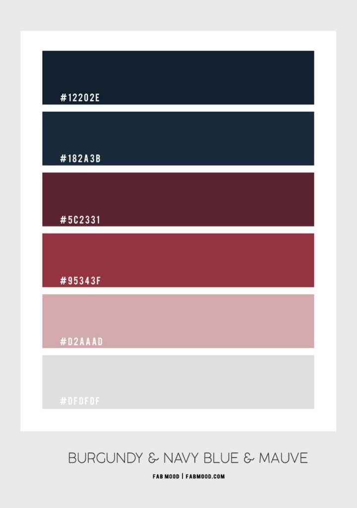 In need of a color scheme that includes burgundy and dark grey? - 3