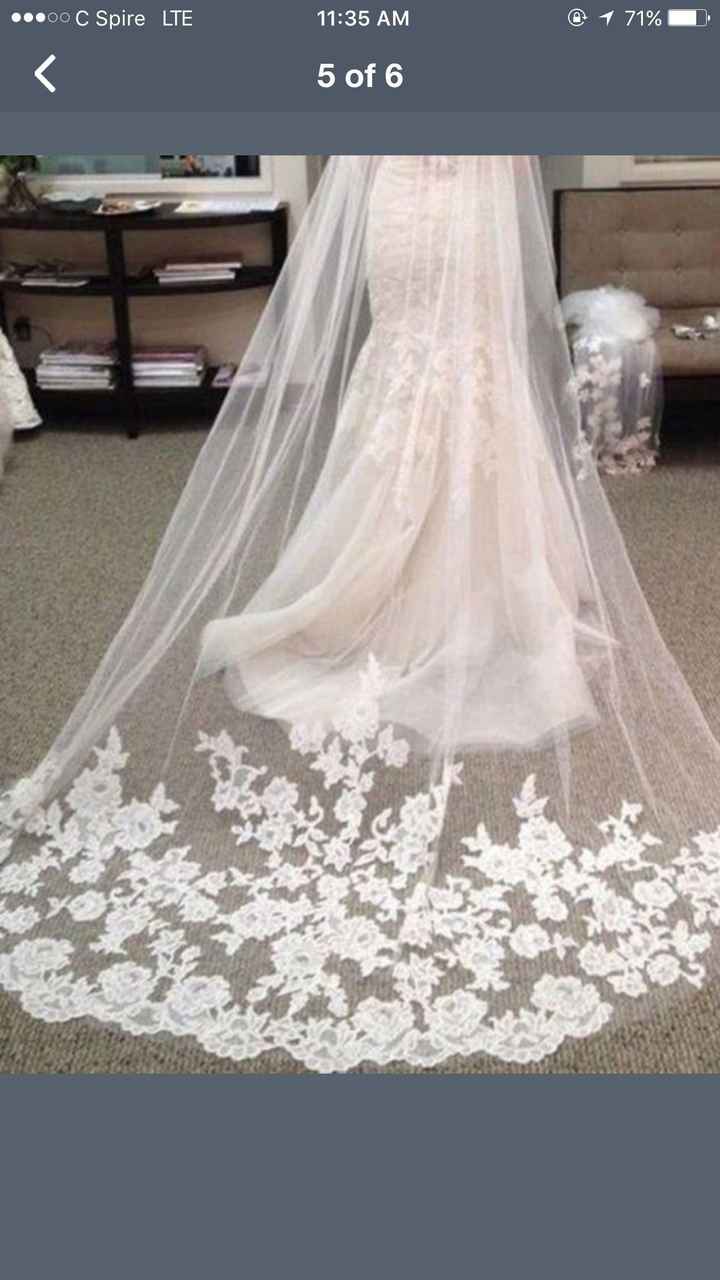 Veil lace match dress lace