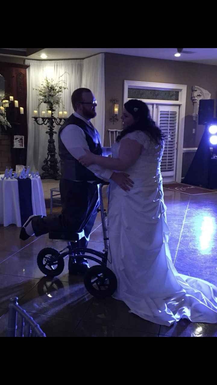 Groom with broken ankle update! - 1