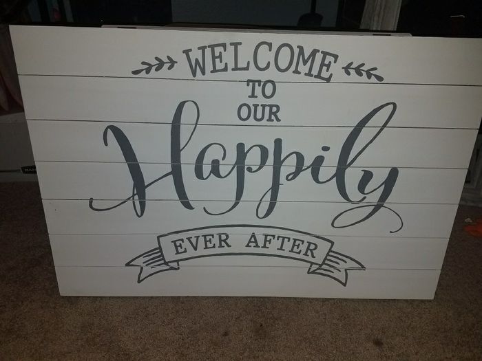 Welcome to Our Wedding Sign