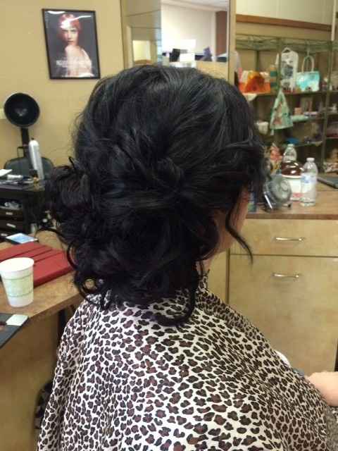 My hair trial from yesterday!!