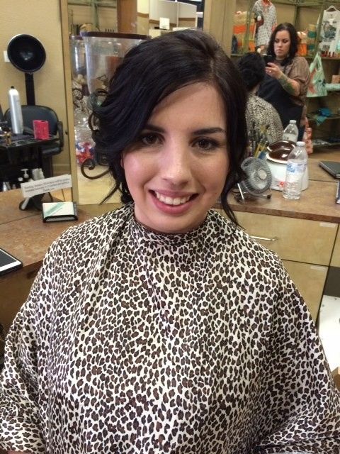 My hair trial from yesterday!!
