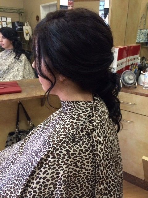 My hair trial from yesterday!!