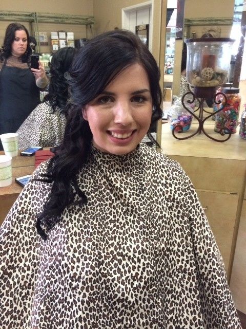 My hair trial from yesterday!!