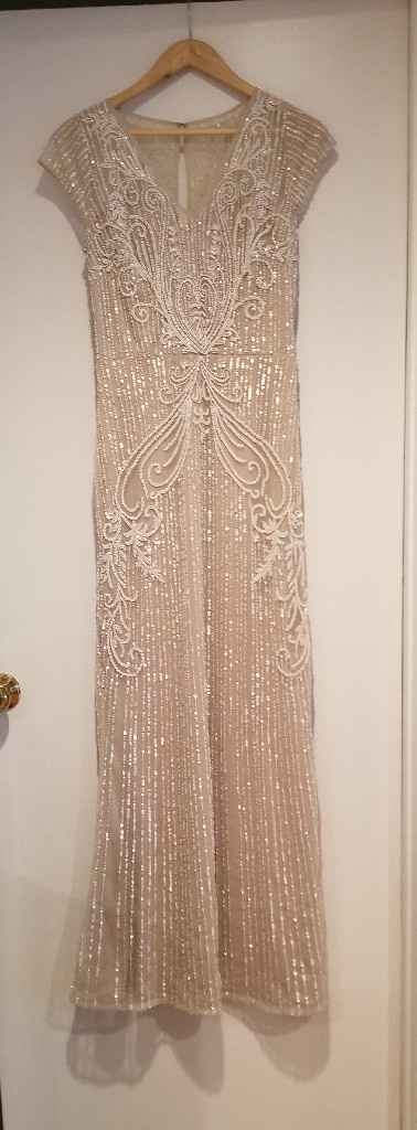 Does your wedding dress have lace, beading, or both? - 1