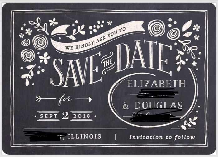  Let’s see those save the dates! - 1