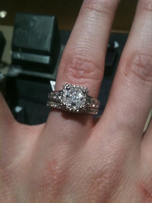 Let's see those rings ladies