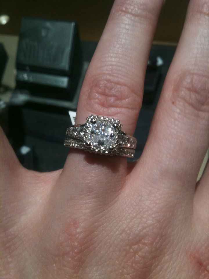 Let's see those rings ladies