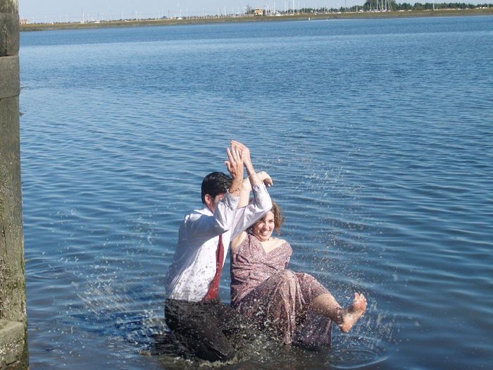 We managed to incorporate mud in our Save The Date photos! 4