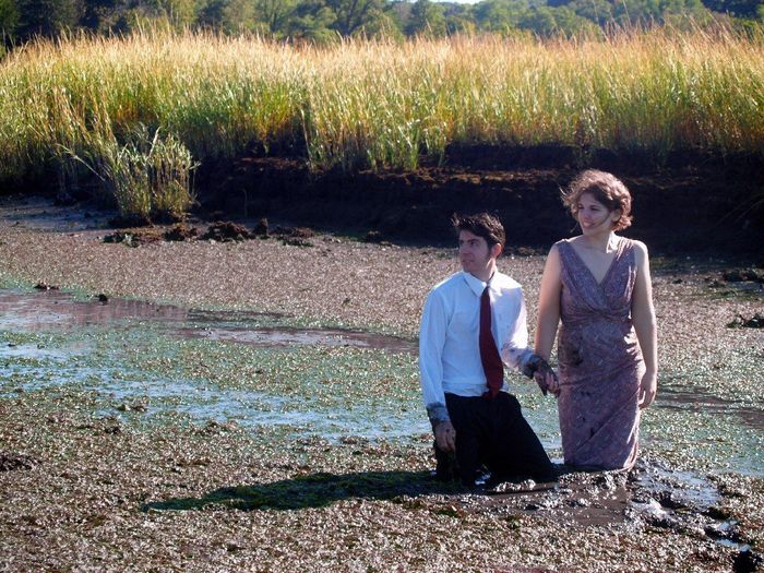 We managed to incorporate mud in our Save The Date photos! 5