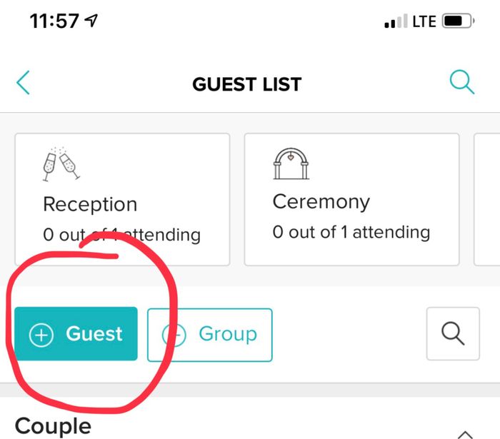 Adding guest 1