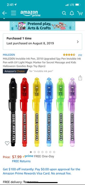 Invisible Ink Pen Suggestions 2