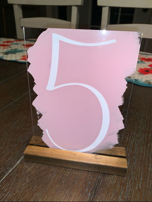 diy Acrylic Tabe Numbers & Signs 2
