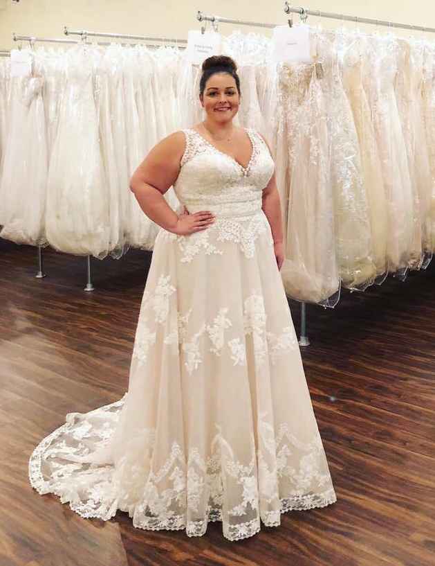 Said yes to the dress!  Should i add sleeves? - 1