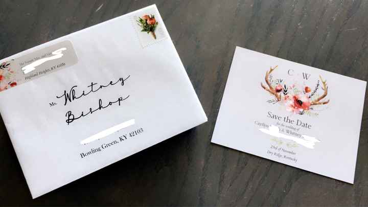How did you label addresses on your invites? - 1