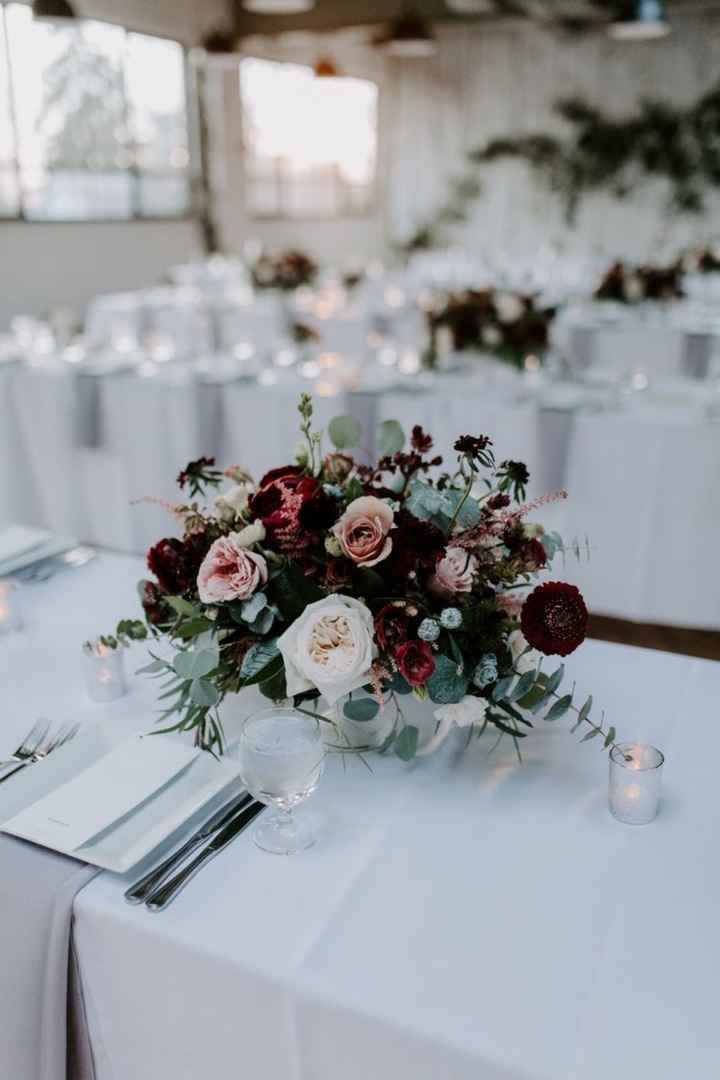 Burgundy & Blush Pink Decor - 1