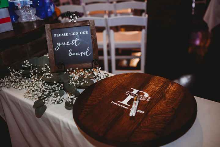 married Ladies... Share your guestbook and favor tables! - 2