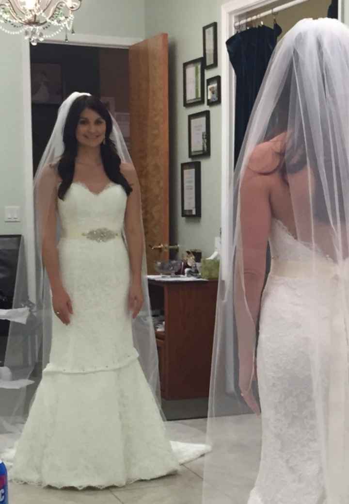 First dress fitting!!! With picture! :) :) :)