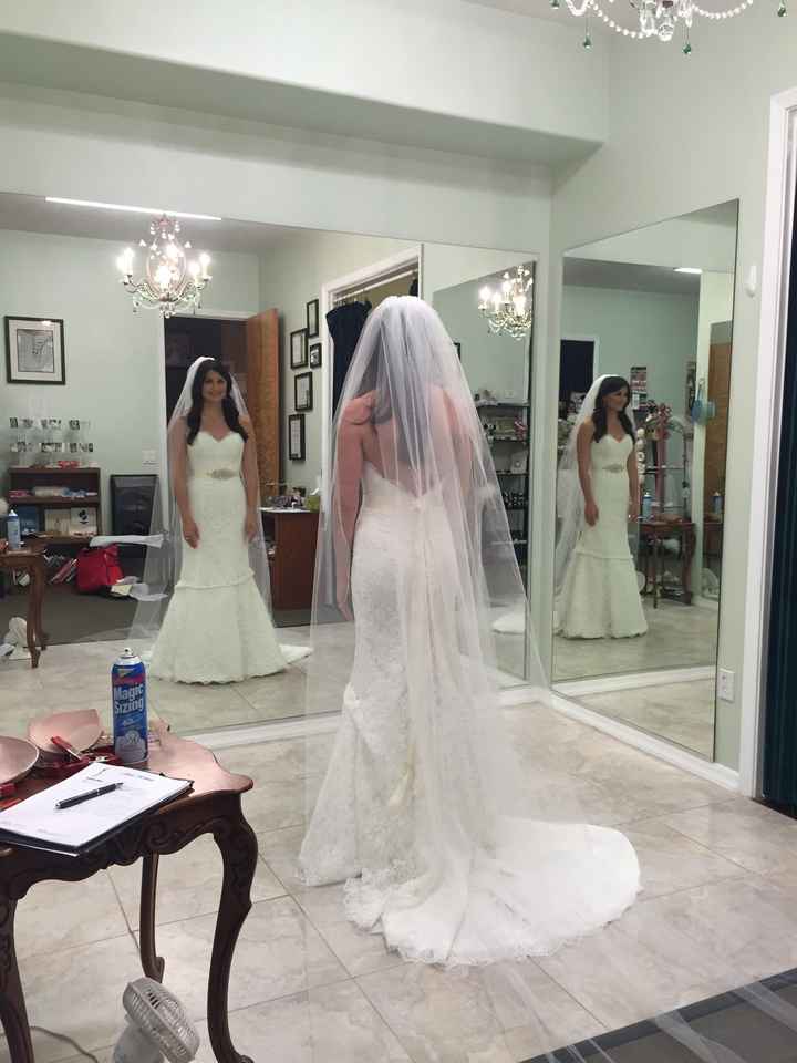 First dress fitting!!! With picture! :) :) :)