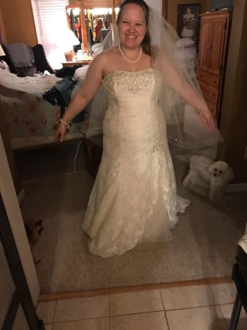 Should i wear my ceremony dress ? (new wedding plans) 3