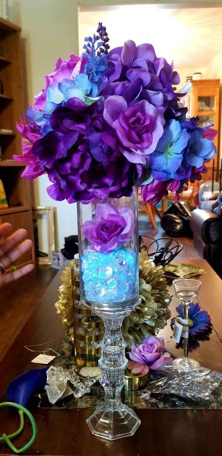 First go-round with centerpieces 😀 - 1