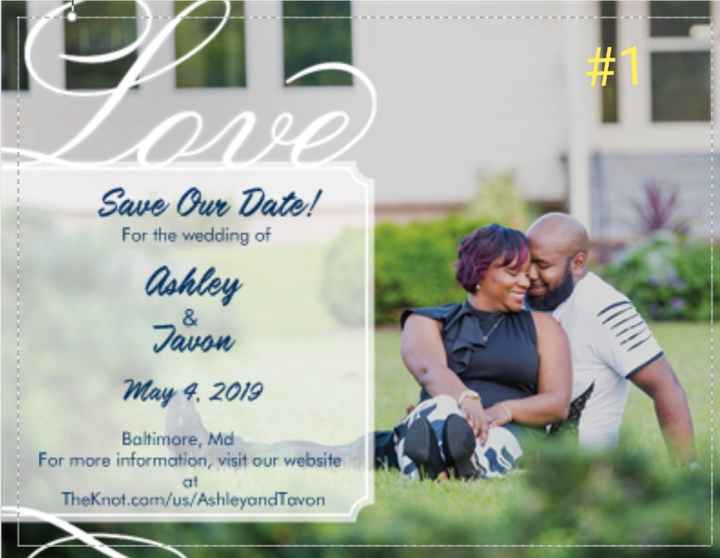 Save The Date...help me choose!!! - 1