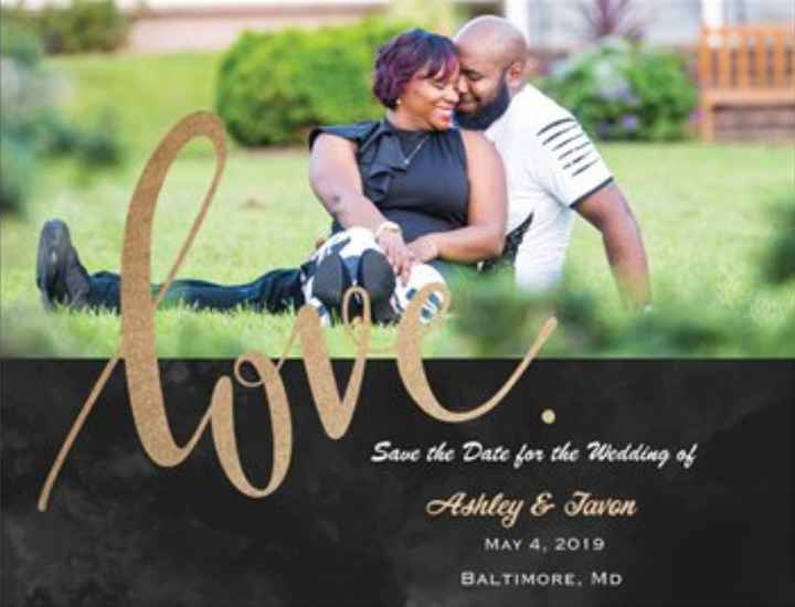 Save-the-dates: photo or no photo? - 1