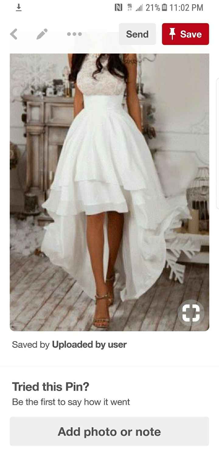 Who's wearing a Reception dress - 3