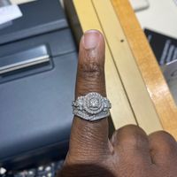 Ladies let see your round engagement rings and wedding bands!!!! - 1