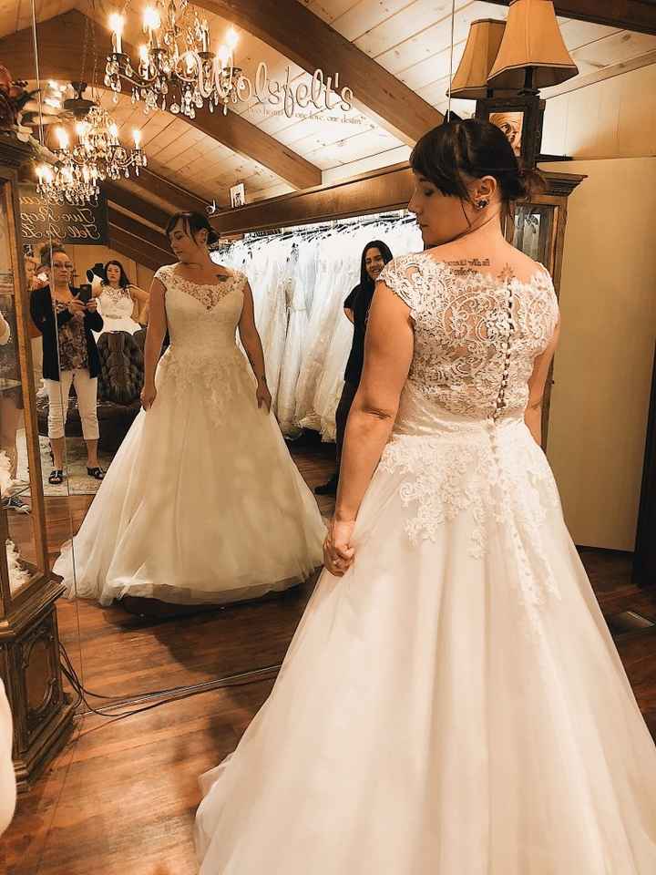 Said yes to the dress at Wolsfelts!! - 2