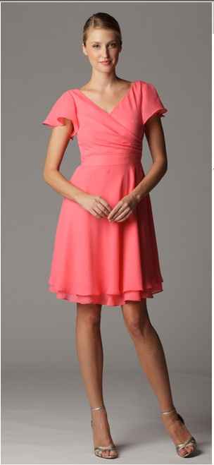 Modest Dress for one bridesmaid
