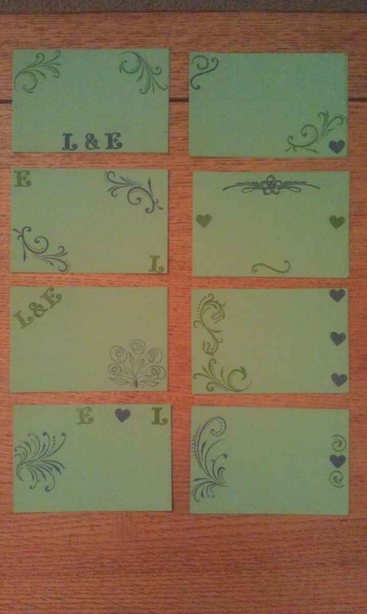 Advice cards & Guestbook?