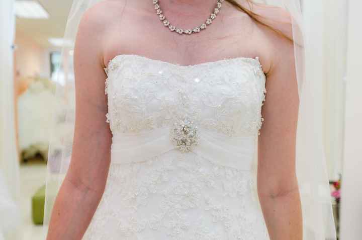 I can finally see what my dress looks like!!!