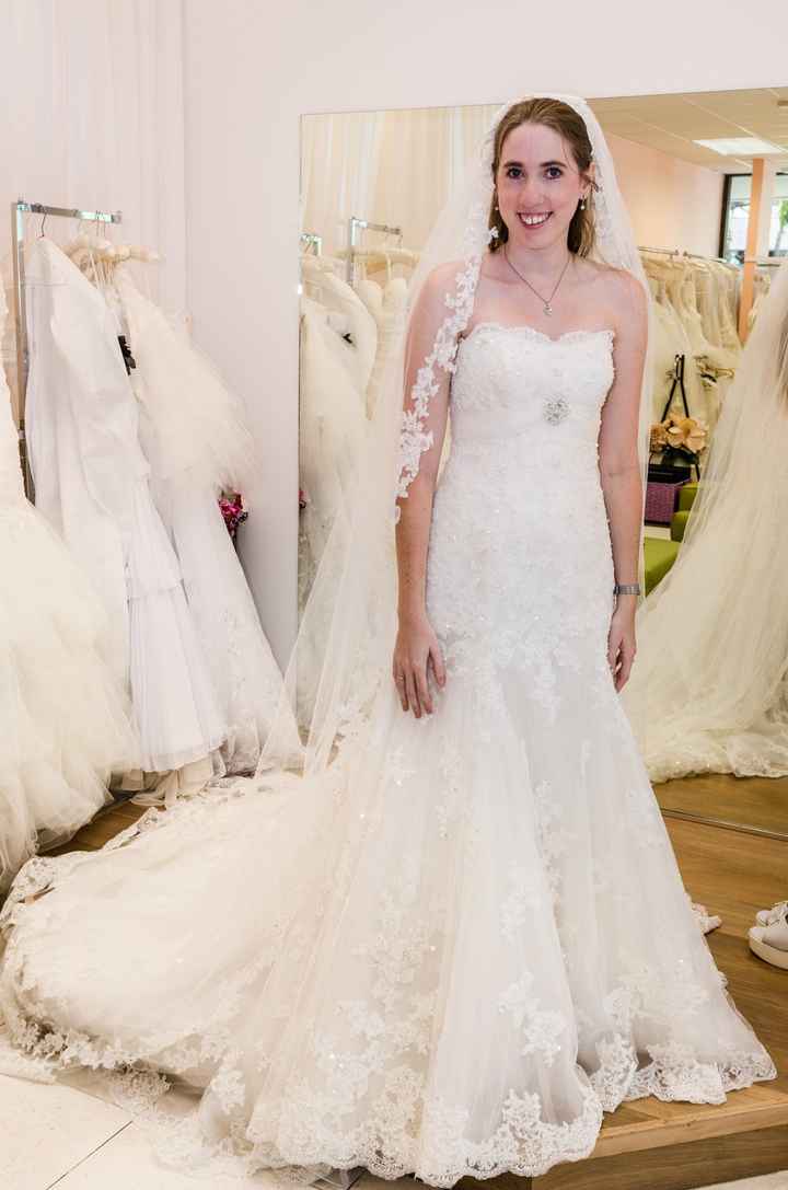 Ivory or white tea length dress?