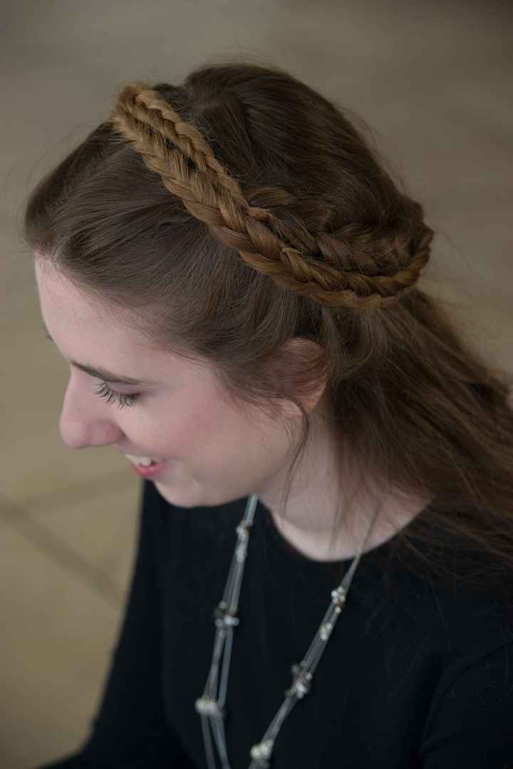 What I did with my long hair...Pics from my hair trial!