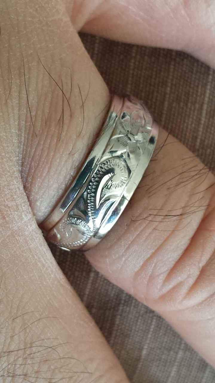 Picked up our custom designed wedding bands!!!  (Pics!!)