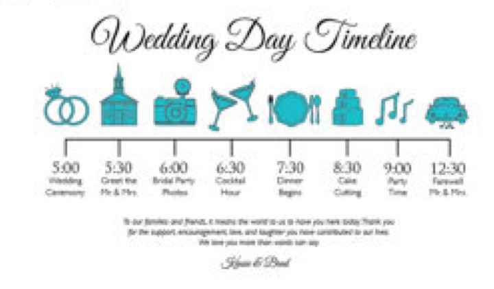 Wedding program question