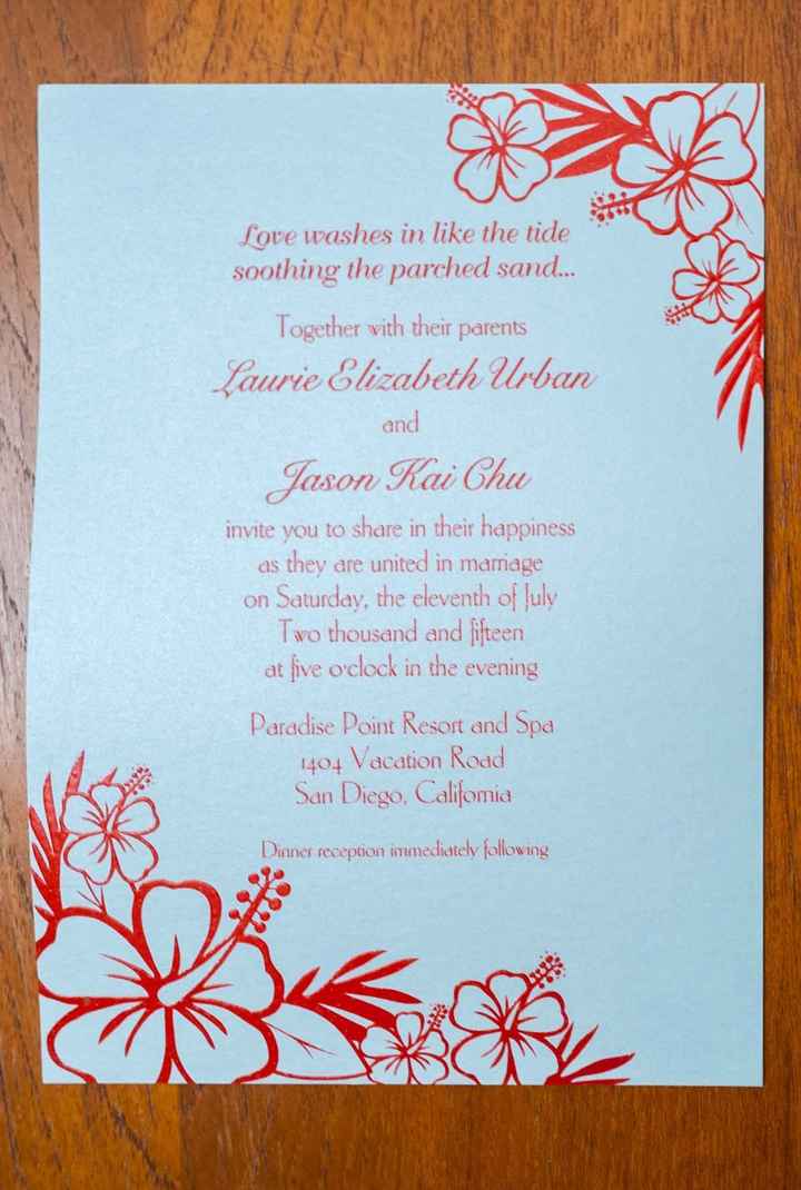 Show me your invitations