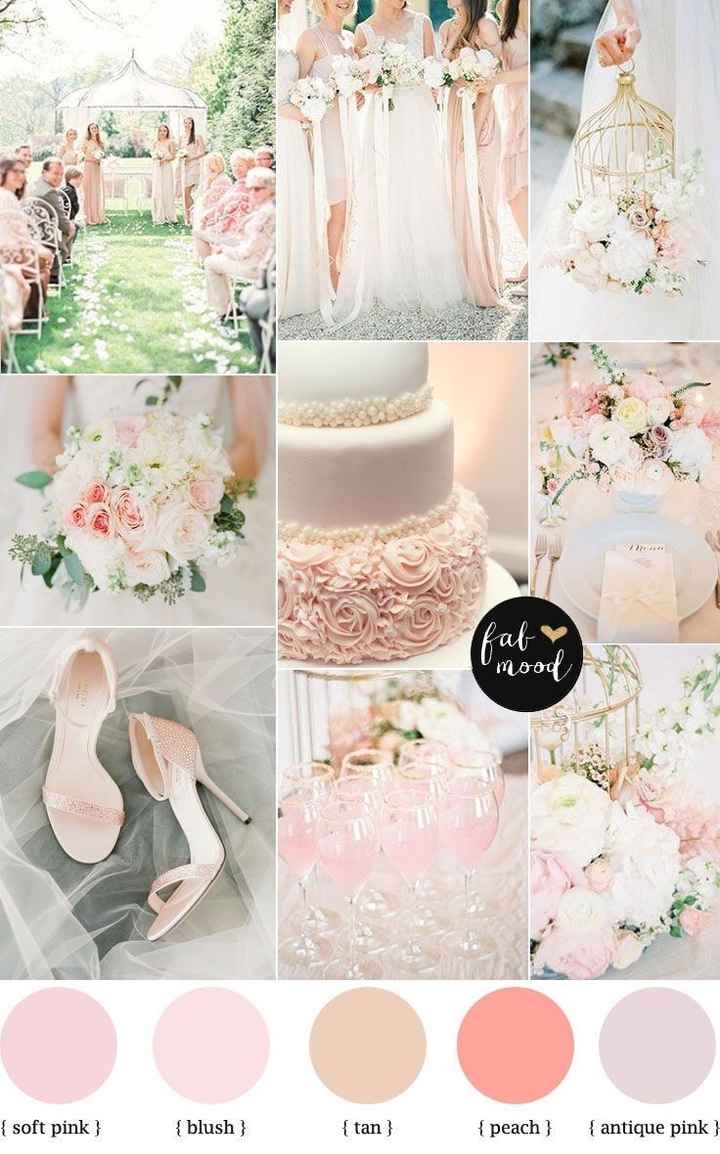Light peach BM dresses...