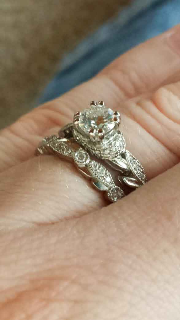 Let's see those beautiful rings!