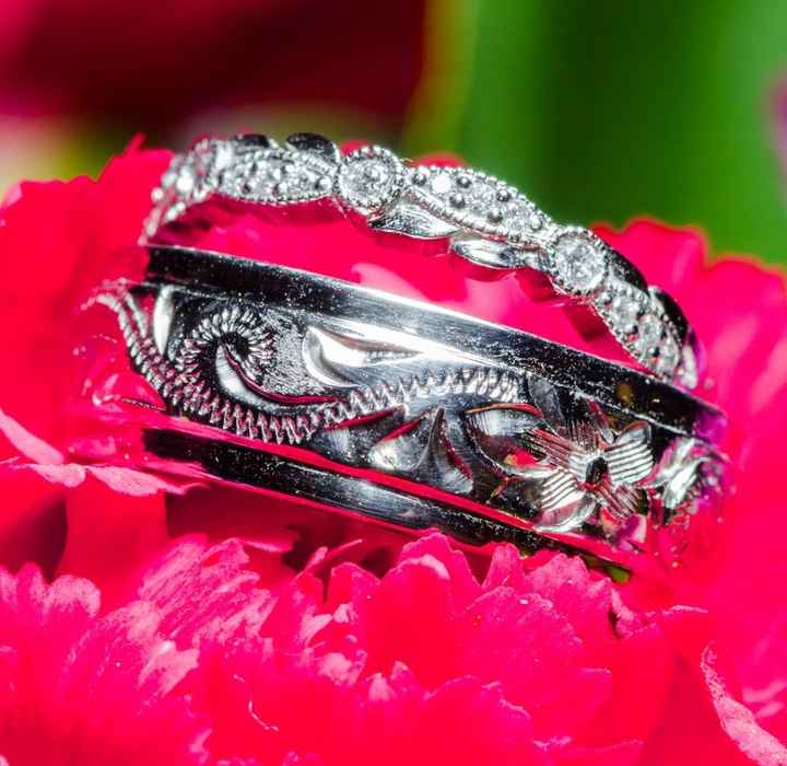Show us your man's wedding band.