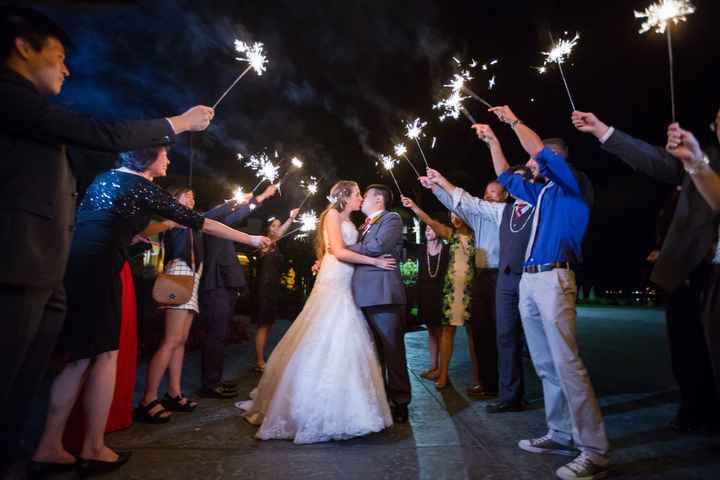 Sparklers?  Send off lanterns?