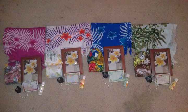 Got the bridesmaid gifts (with pics)!