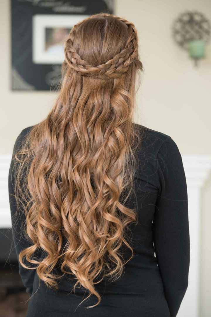 What I did with my long hair...Pics from my hair trial!