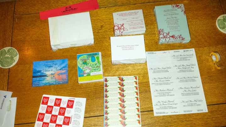 Invitations are Ready (Pics!)