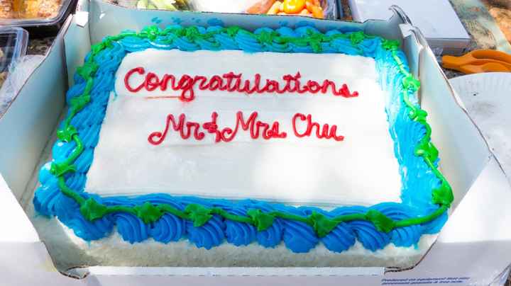 I had a Wedding Potluck and it turned out great! (Pics!)