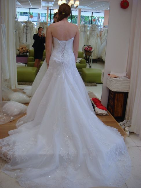 She's home!! And a request for dress porn.